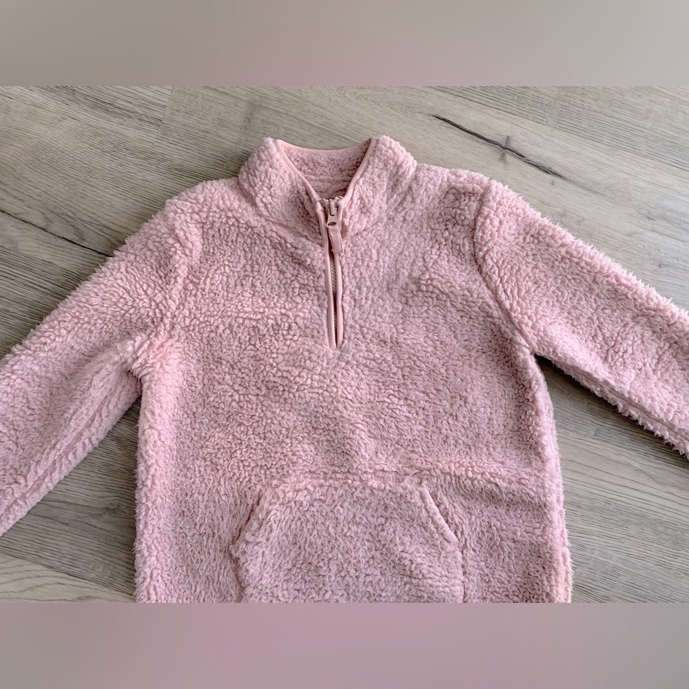 3/$30 | Carter’s | Sherpa Fleece Quarter Zip Pullover for Girls | Size 10 - Picture 5 of 8